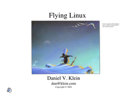 Flying Linux