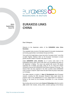 China Links Newsletter