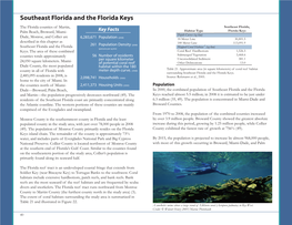 Southeast Florida and the Florida Keys