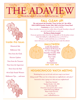 Fall 2004 Newsletter