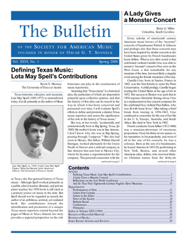 The Bulletin Every Scholar of Nineteenth Century American Music Knows of the “Monster” Concerts of Bandmaster Patrick S