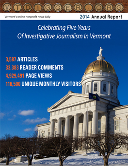 Celebrating Five Years of Investigative Journalism in Vermont
