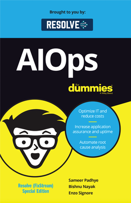 Aiops for Dummies®, Fixstream Special Edition