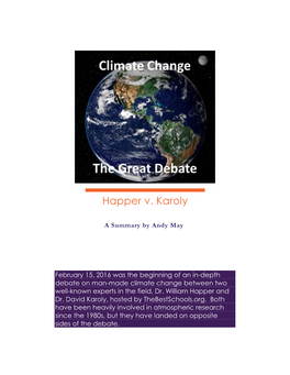 The Great Climate Debate