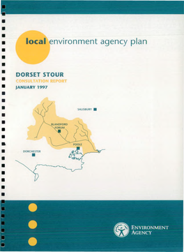 Dorset Stour Consultation Report January 1997 V