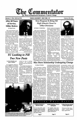 YUL.Commentator.8.1994-02-09.Pdf (5.838Mb)