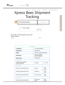 Xpress Bees Shipment Tracking