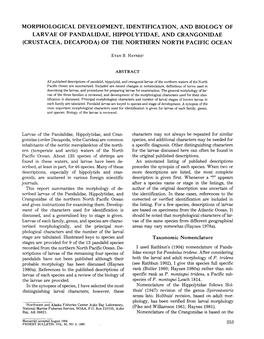 Fishery Bulletin/U S Dept of Commerce National Oceanic and Atmospheric Administration National Marine Fisheries Service V.83