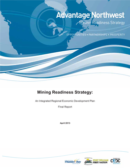 Mining Readiness Strategy Final Report