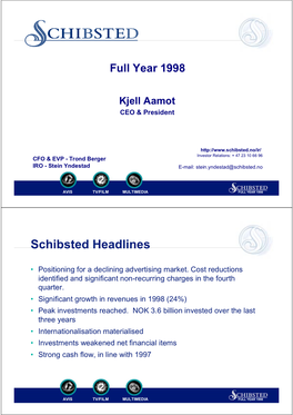 Schibsted Headlines