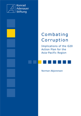 Combating Corruption the G20 of Implications for the Action Plan Region Asia-Pacific