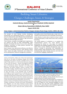 Building Smart Libraries: Changes, Challenges, Issues, & Strategies