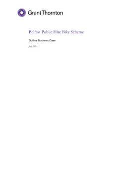 Belfast Public Hire Bike Scheme