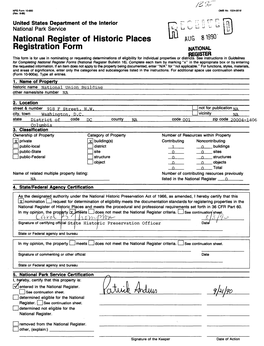 National Register of Historic Places Registration Form