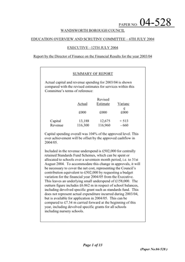 04-528 Wandsworth Borough Council