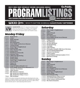 Program Listings