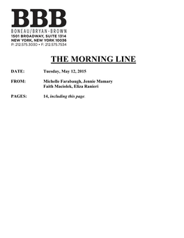 The Morning Line