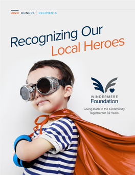 Recognizing Our Local Heroes