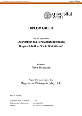 Diplomarbeit