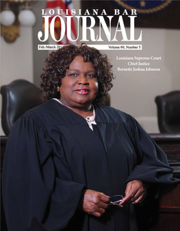 Louisiana Supreme Court Chief Justice Bernette Joshua Johnson Legierco Haystack NO Mag Aug09 8/12/09 4:37 PM Page 1