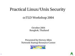 Practical Linux/Unix Security