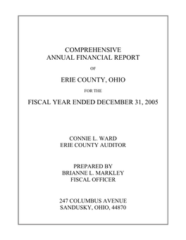 Comprehensive Annual Financial Report