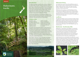 Hakarimata Scenic Reserve Tracks Brochure