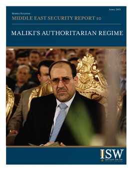 Maliki's Authoritarian Regime