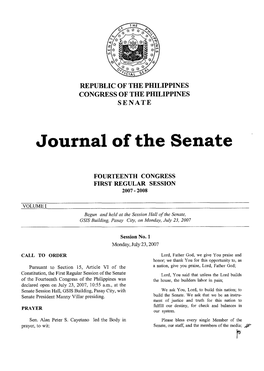 Journal of the Senate