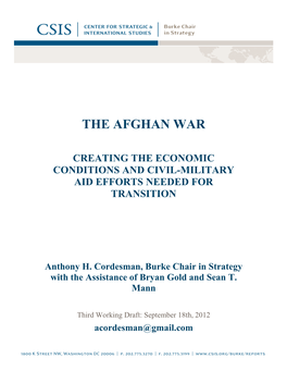 The Afghan War