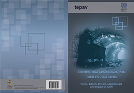 Contractual Arrangements in Turkey's Coal Mines : Forms, Extents, Drivers, Legal Drivers and Impact on OSH / International Labour Organization, ILO Office for Turkey