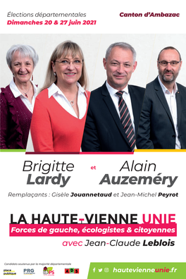 Brigitte Lardy Alain Auzeméry