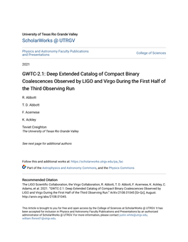 GWTC-2.1: Deep Extended Catalog of Compact Binary Coalescences Observed by LIGO and Virgo During the First Half of the Third Observing Run