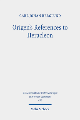 Origen's References to Heradon
