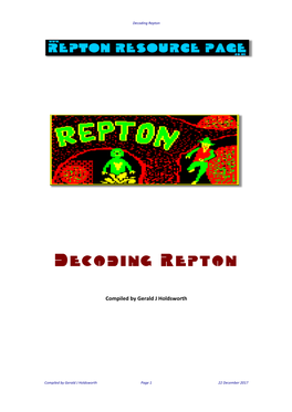 Decoding Repton