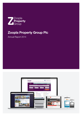 Zoopla Property Group Plc Zoopla Property Group Plc Annual Report 2014 Annual Report 2014 Innovative