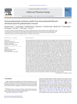 (Foreland) Basin for Paleoclimatic Research