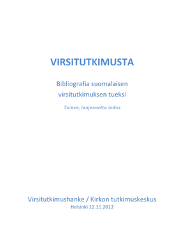 Virsitutkimusta