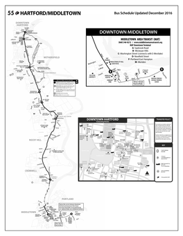 55 HARTFORD/MIDDLETOWN Bus Schedule Updated December 2016