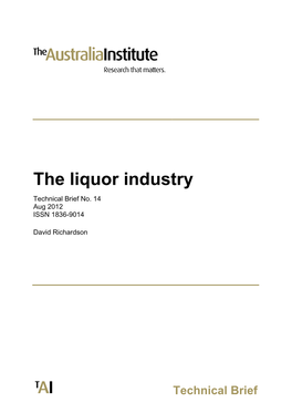 The Liquor Industry