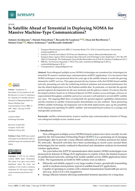 Is Satellite Ahead of Terrestrial in Deploying NOMA for Massive Machine-Type Communications?