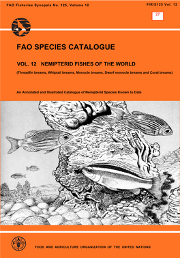 Fao Species Catalogue
