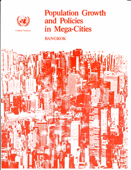 Population Growth and Policies in Mega-Cities