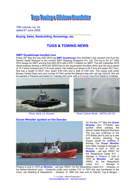 Tugs & Towing News