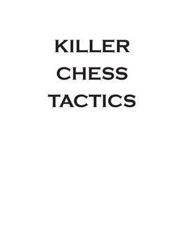 Killer Chess Tactics • Cardoza Publishing