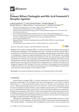 Primary Biliary Cholangitis and Bile Acid Farnesoid X Receptor Agonists