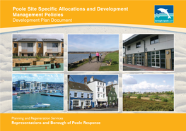 Poole Site Specific Allocations and Development Management Policies Development Plan Document