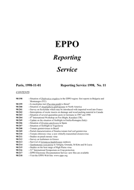 Reporting Service 1998, No