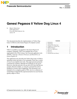 AN2802:Genesi Pegasos II Yellow Dog Linux 4