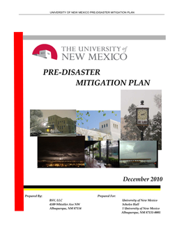 Pre-Disaster Mitigation Plan